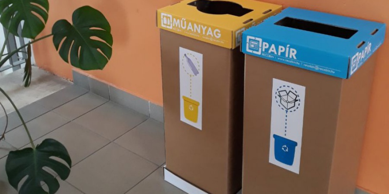 Szelektív hulladékgyűjtés indítása iskolánkban